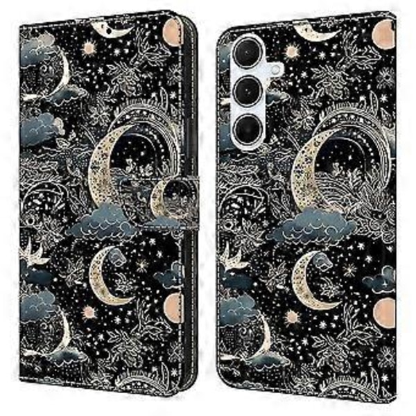 Til Samsung Galaxy S24 FE Etui PU Læder Wallet Telefon Cover med Støttefod (Style N)