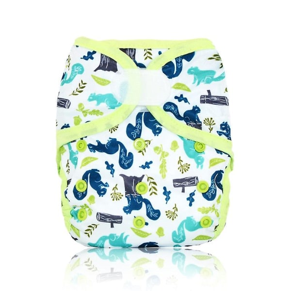 Washable Baby Cloth Diaper With 1 bamboo insert