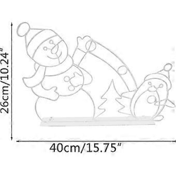 LED snømann julelys, utendørs julepynt, amerikanske julelys