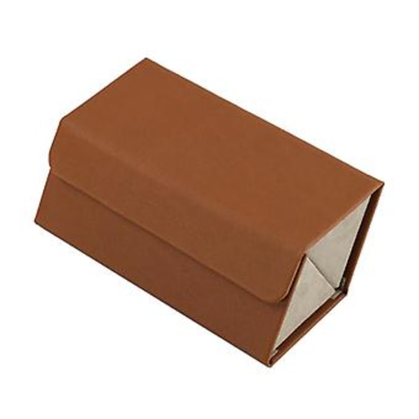 Läderfodral för flera glasögon PU-läder 2/3/4/5/6 par solglasögonhållare Box Glasögonförvaringslåda (L6403 Brun)