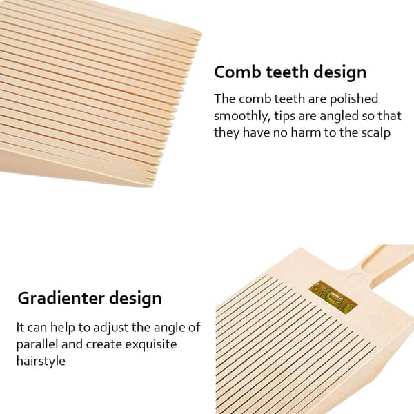 Flat Top Guide Comb – Profesjonell frisørkam, Flat Top Guide Comb