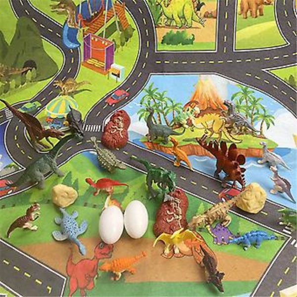 2024 Julkalender med 24 Dagar Nedräkning Dinosaurievärlden Dino Leksak Barn Jul Blind Box Present ( )