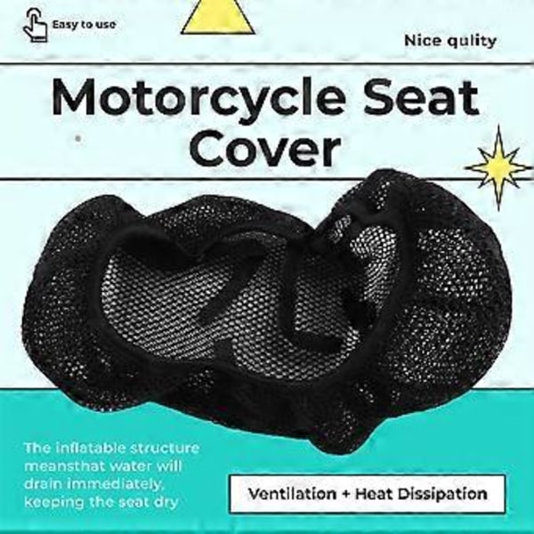 Motorcykel Mesh Sitsöverdrag för F900GS F 900GS Sätesskydd Kudde 3D Honeycomb Mesh Tyg Sadelkudde