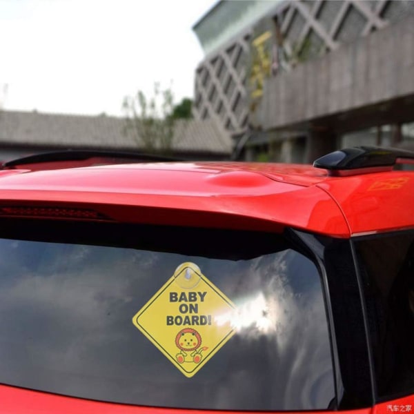 2 stk Baby on Board-skilt for bil, Baby Safety Warning Sticker Mag