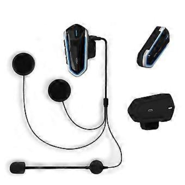 Bluetooth-kuulokemikrofoni ammattikäyttöön, moottoripyörän Bluetooth-kuulokemikrofoni, In-Ear juoksuun sopivat nappikuulokkeet, IPX4 vedenkestävä (musta)