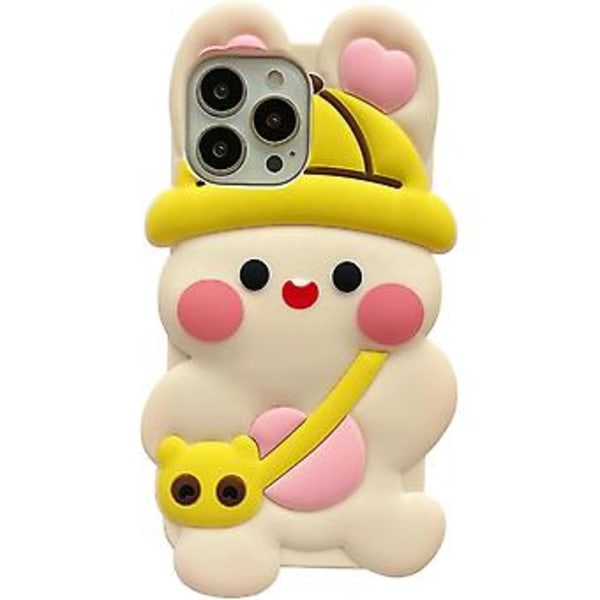 Kawaii Telefondeksel for iPhone 14 Pro Max, søt tegneserie Panda Telefondeksel 3D Morsom Svart Panda Bambus Telefondeksel for Kvinner Jenter Myk Silikon Støtsikker