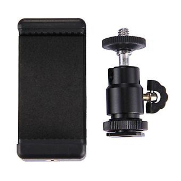 Mobiltelefon Kamera Tripod Stativ Klip Beslag Holder Montering Adapter Universal Ny