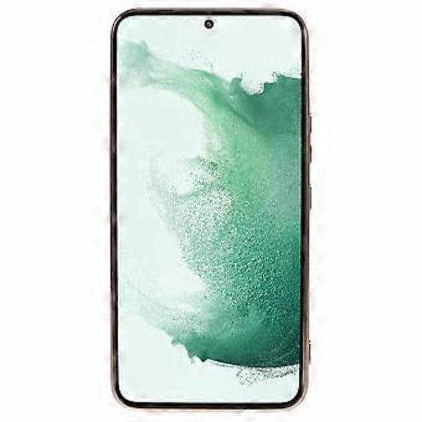 Skal för Samsung Galaxy S22+ 5G med hjärtformad handrem TPU-telefonskal elektropläterad kant (Stil D)
