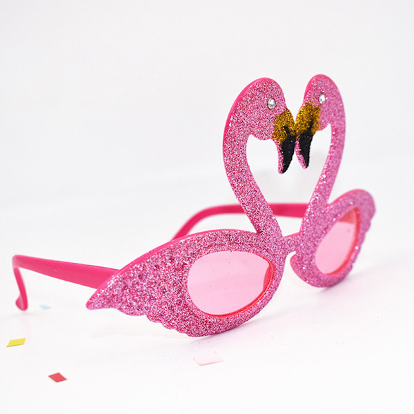 Glitter Flamingo Solbriller Morsom Bursdagsfest