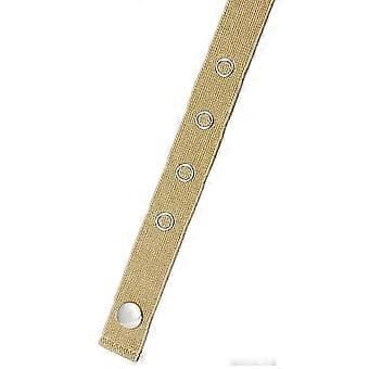 2 st Kvinnor Tonårsflickor Män Elastiskt Spänne - Justerbart Midjebälte Midjeband (Beige)