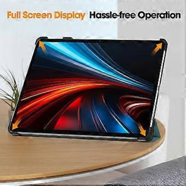 For Honor Tablet GT Etui Anti-Drop Læder Stand Tablet Cover (Sortligende Grøn)