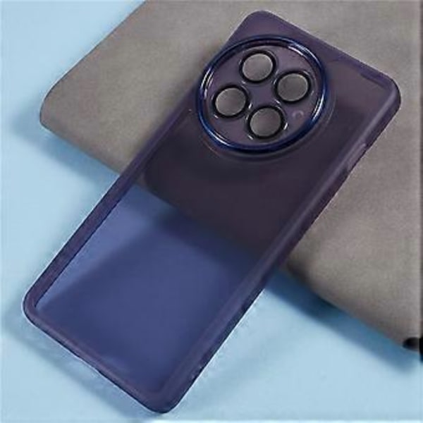 WANLONFENG DKSM-serien för OnePlus 13 TPU-skal Elektropläterad ram med härdat glas (Stil D)