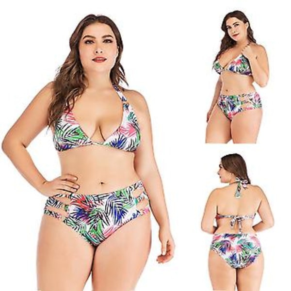 Jentebadedrakt plus size kvinners slankende trykt slank reise aliexpress bikini badetøy Xl