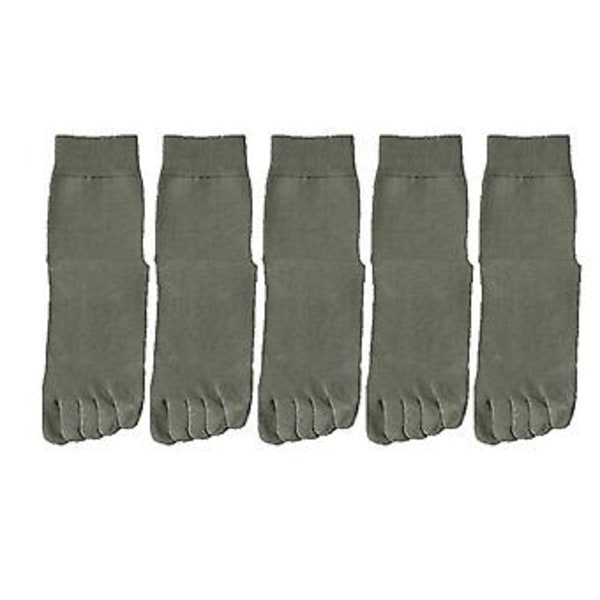 5 Pair Men&#39;s Pure Cotton Split Toe Socks Spring Anti Odor Fashion Five Finger Socks Male-c3,eur Size 39-44 ( C1)