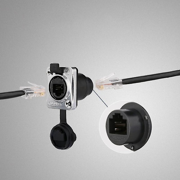 IP67 netværks RJ45 vandtæt connector/Ethernet RJ45 vandtæt p