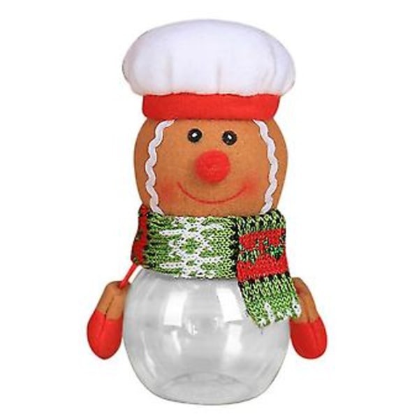 Julegodterglas Opbevaringsflaske Julemandspose Julegaveæske til børn (Peberkage 5 stk)