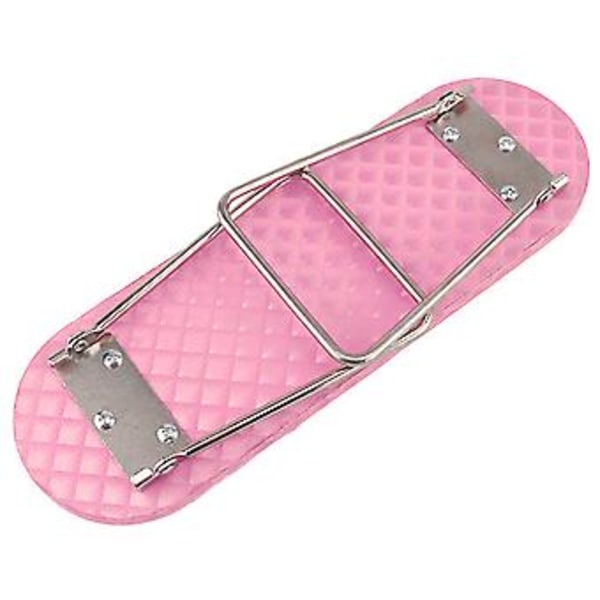 Nagelkonst Läder Handstöd Kudde Salong Manikyr Hållare Verktyg Skönhet (Rosa)