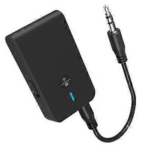 Bluetooth 5.0 -lähetin ja vastaanotin, 2-in-1 langaton Bluetooth-sovitin, matalan latenssin Bluetooth-ääniadapteri televisioille, autoille ja kotiteatterijärjestelmille