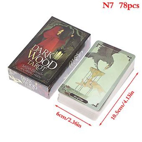 Fairy Tale Tarot Full English Oracle Card Divinasjon Skjebnespill Partry (Mønster N7)