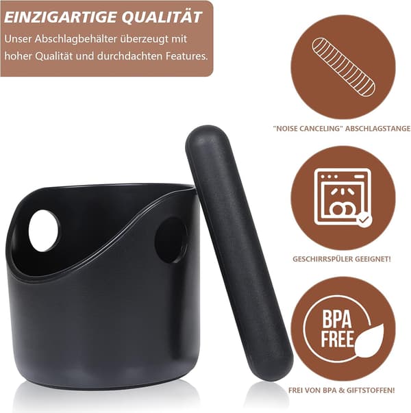 Knock Box, Kaffebehållare, Kaffebehållare, Kaffebox,