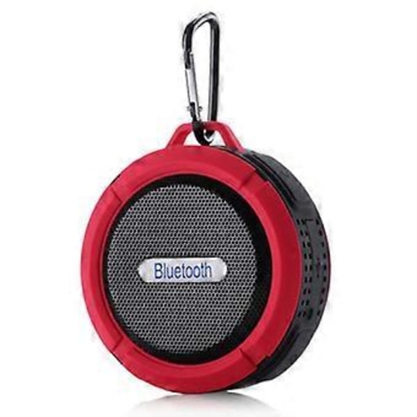 Vandtæt Bluetooth Bruse-højttaler, Trådløs Bærbar Højttaler med Sugekop, Klips til Badeværelse og Udendørs