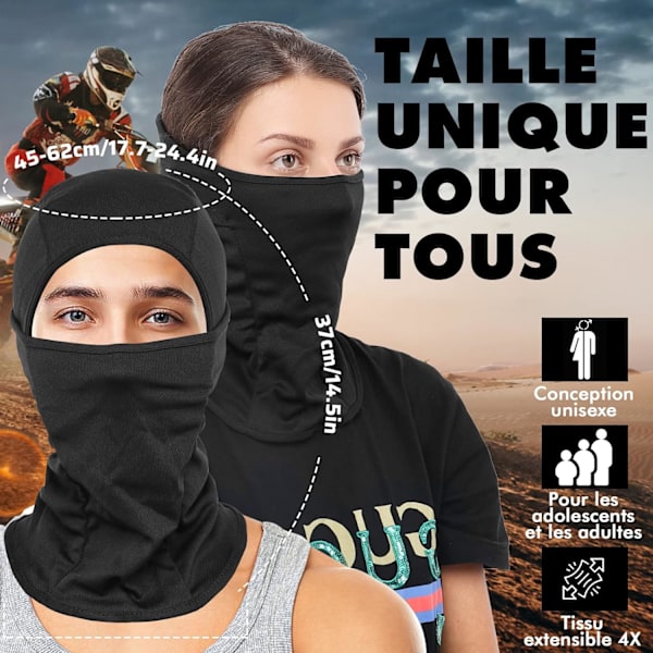 Motorsykkel Balaclava Hat Balaclava Skimaske Multifunksjonell Kald