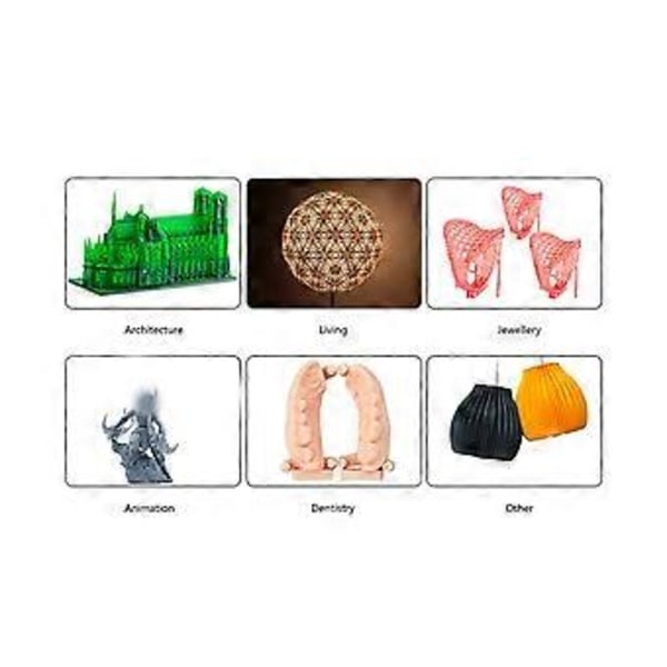 3D-skrivarharts Snabbhärdande Hög Styrka Fotopolymer UV-härdande Harts för LCD 3D-utskrift 405nm 2,2lb Vit( )