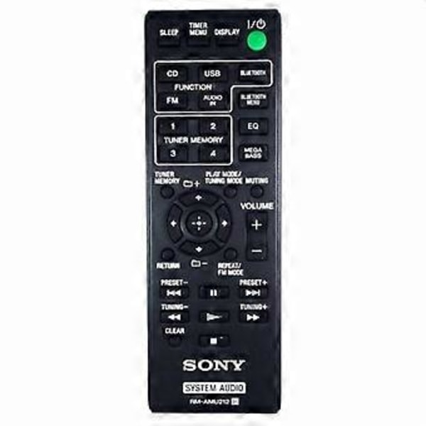 Ny Original RM-AMU212 Fjernbetjening Til Sony System Audio CMT-X3CD HCD-SBT20