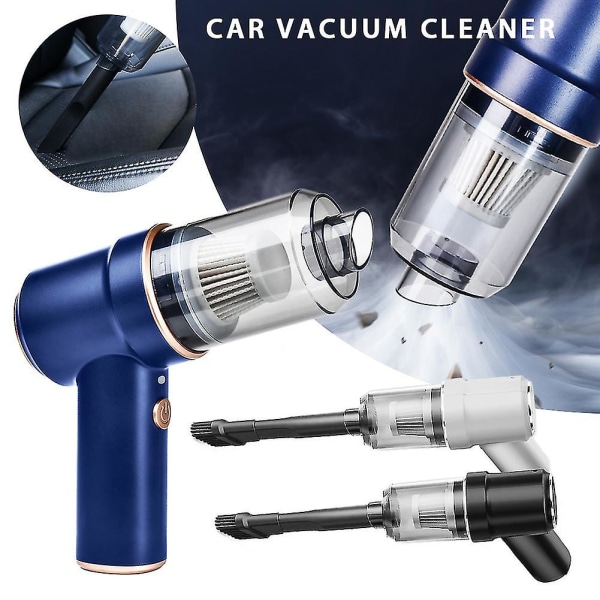 120w Cordless Handheld Vacuum Cleaner Electric Dust Blower White Basic Section