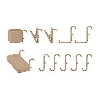Miniatyrmöbler 1/6 dockhusscen vit(beige)