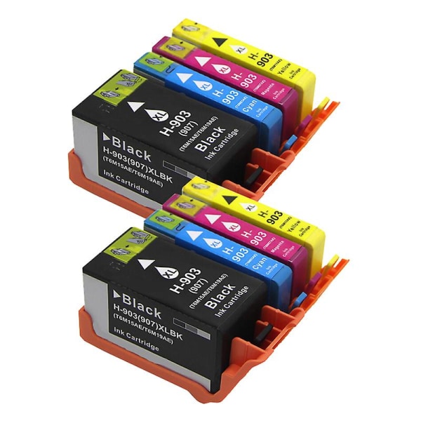903xl Ink Cartridges For Hp 903 903xl Ink Compatible For Hp Officejet Pro 6950 6960 6970 Printer, Multipack Of 4 Colour 2BK 6COLOR