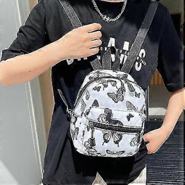 Söt Ryggsäck Mjuk och Söt Flickig College Stil Canvas Student Skolväska (zebra)