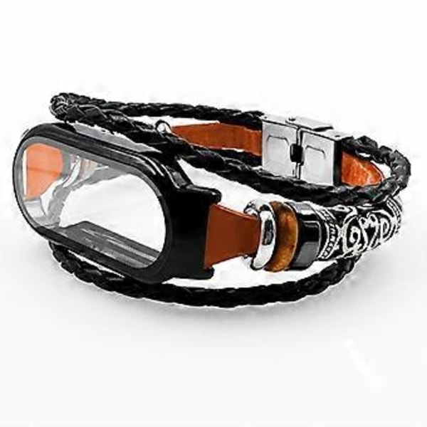 Tyyppi B Xiaomi Smart Band 8 / Smart Band 8 NFC Retro Helmet Koristeltu Ranneke Kellokotelolla (Tyyli B)