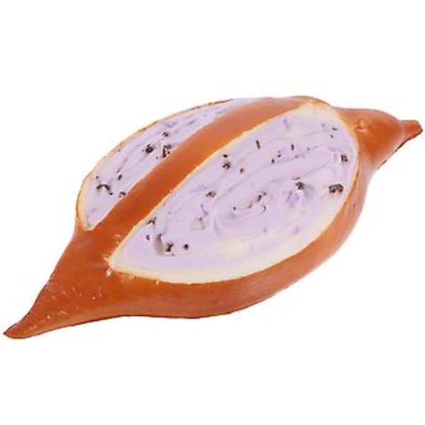 Keinotekoinen leipä Realistinen leipäkoriste Simuloitu leipämalli Koristekuva rekvisiitta 15.50X7.00X3.50CM Kuva 1