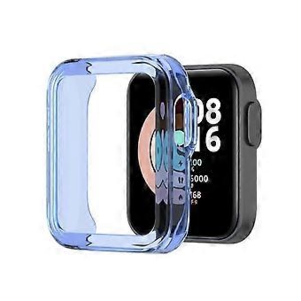 2023 New Anti-drop Watch Case Half-pack Dustproof Replaceable Shell Tpu Protective Case For Mi Watch Lite  Screen Protector( black)