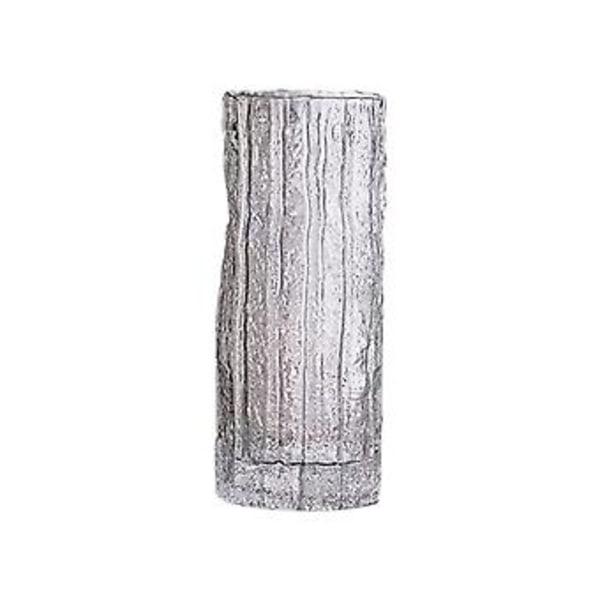 Extremt Frusen Glaciär Sten Vas Glas Klar Ins Vind Arrangemang Blomma Ros Blomma Bord Dekoration (L Vit)
