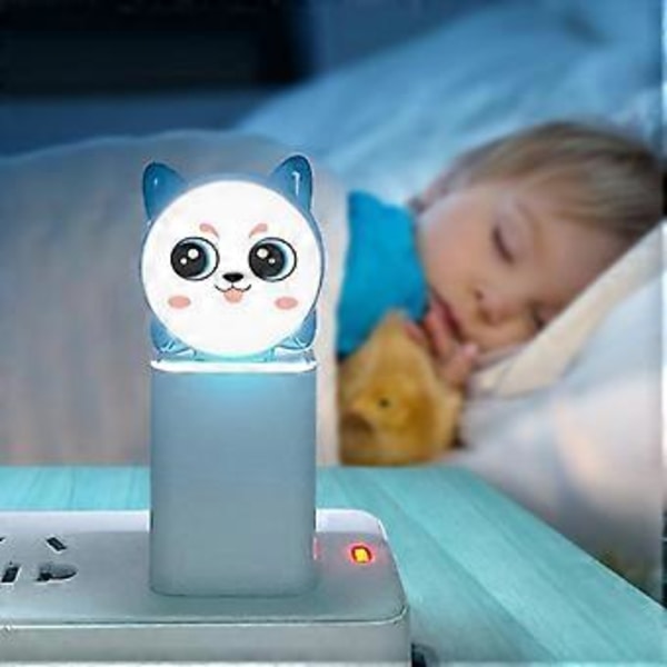 USB Intelligent Stemmelyd Lampe Søt Katt Mykt Lys Øye Beskyttelse Stemmekontroll Bryter Nattelys Neon Skilt Romdekorasjon (1 stk høy kvalitet 1)