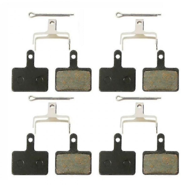 4 Pairs Semi Metal Resin Disc Brake Pads For Shimano B01s Mt200 M