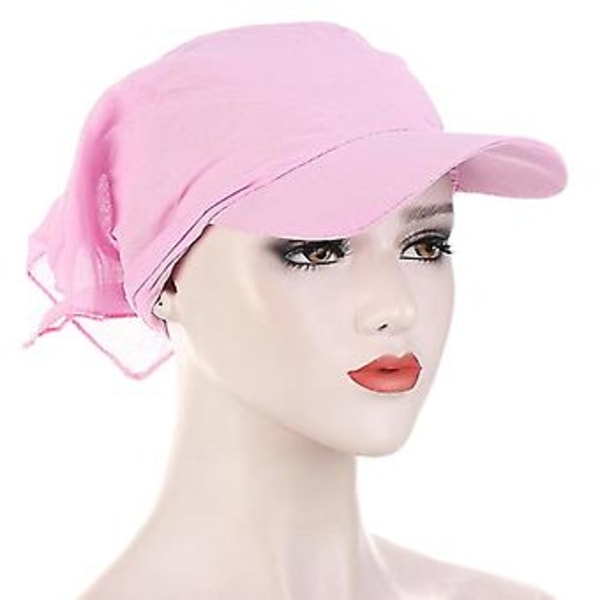 Unisex Cotton Sun Hat Hedging Cap Headpiece Printed Bandana With Brim Hooded Scarf Western Headscarf Baseball Cap Outdoor Hat ( A3)