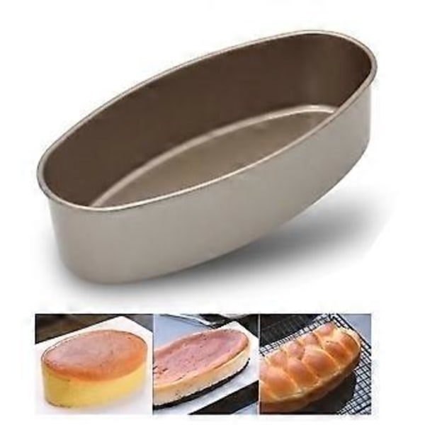 Oval Form Non-stick Bageplade Brødform Ostekageform Kageform Køkken Madlavning Bageværktøj