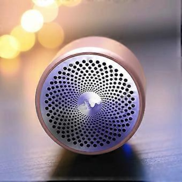 Vattentät Bluetooth-högtalare, Portabel Mini Trådlös Högtalare med Stark Bas och Bärväska, Idealisk för Utomhusbruk (Roséguld).