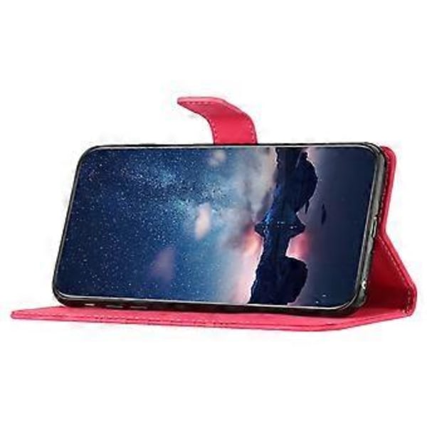 Til Samsung Galaxy A35 5G Telefon Cover Præget Rombe Tegnebog Stativ Læder Cover (Stil F)