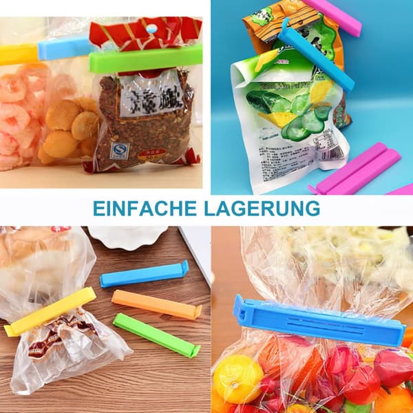 Forseglingklemme 10 stk Matforseglingklemme 11cm poseklemme