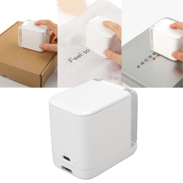 Color Food Printer Portable Handheld Cake Printer Usb With Ruler Ink Cartridge For Bread Coffee