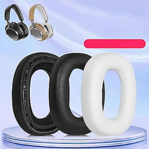 Öronkuddar för Bowers&Wilkins Px8 Hörlurar - Ljudisolering, Öronkuddar {jkw} (Vita)