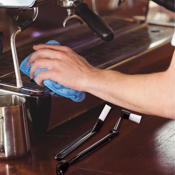 Kaffe Maskin Borste Set -Espresso Borste Kit Inkluderar Nylon Espresso Borste för Hem Kök