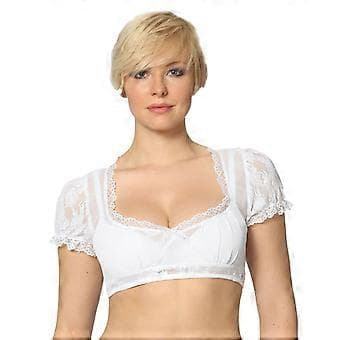 Ny HotSale Dame Elegant Dirndl Bluse Sort Dirndl Bluse Blondebluse Til Oktoberfest (L Sort)