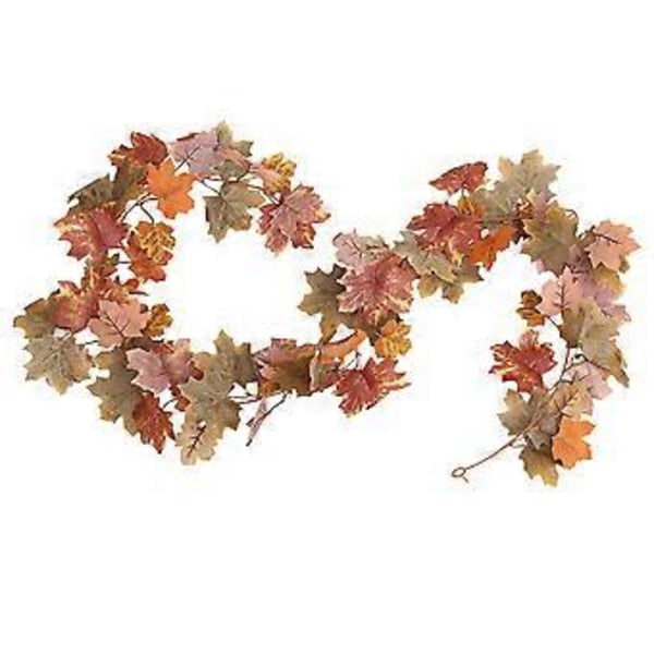 1 stk. Halloween Thanksgiving Day Dekorativ Simuleret Ahorn Rattan Simulation Blade Vinstok Dekor Hængende Rattan til Hjem Have Restaurant (Halloween Dou