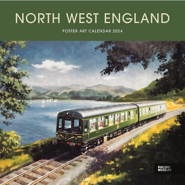 North West England Poster Art National Railway Museum Wiro Wall Calendar 2024