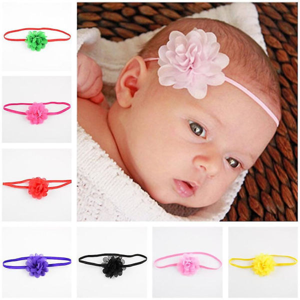 10pcs Kids Baby Girl Toddler Flower Hair Band Headwear Headband Accessories